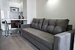Престиж - Улучшенные апартаменты (корпус 2) - диван, кухня