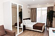Престиж - Улучшенные апартаменты с видом на море (корпус 2) - Спальная зона